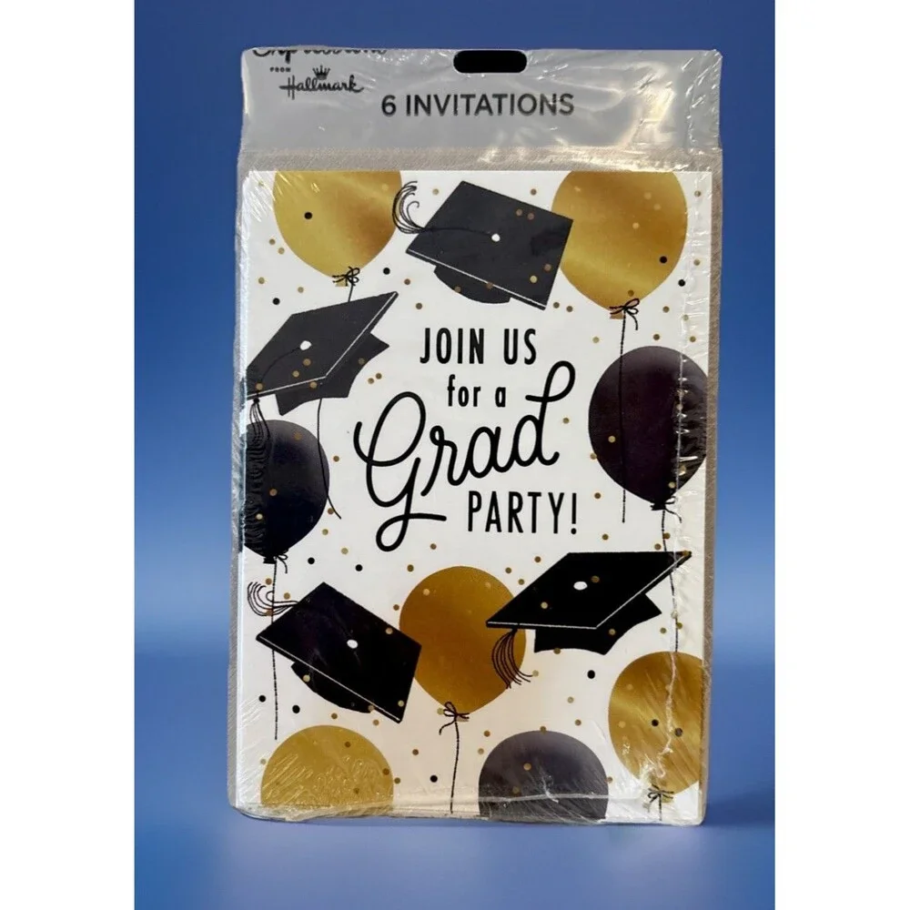Grads Grad Graduation party invitations Pack Of 6